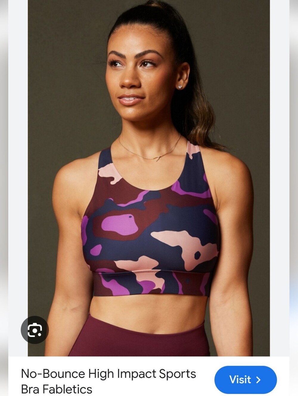 Fabletics No Bounce High Impact Sports Bra
